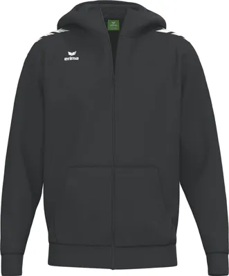 Produktbild von Erima CMPT Wings Kapuzenjacke Herren Damen schwarz weiß Gr S