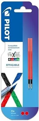 Image de PILOT Mine de rechange FRIXION 4 COLORS blister de 2 pièces rouge