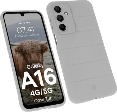 Produktbild von Robuste Handyhülle für Galaxy A16 4G/5G, Bizon Case Tur, Hellgrau