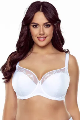 Produktbild von Vivisence 1020 dame bügel bh halbversteift voll cups große brüste, weiß, 85f