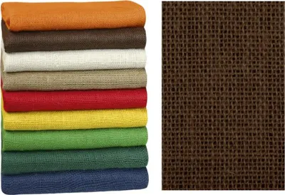 Obrázek produktu pro Dekorační jutová plachetka - 1,3 m x 3 m - Hnědá