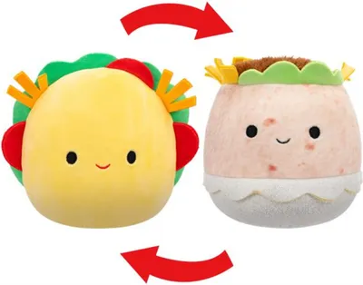 Obrázok produktu pre Squishmallows 2v1 Tacos Tex a Burrito Bernardo 13 cm