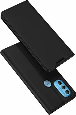 Image de Livre Etui "Dux Ducis" compatible avec Motorola Moto G71 5G Housse de téléphone portable Etui Portefeuille Housse de protection avec fonction support, porte-carte noir