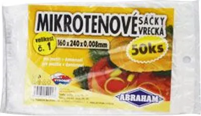 Obrázok produktu pre Mikroténové vrecko - 50 ks 16x24cm blok