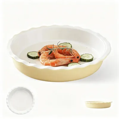 Productafbeelding van Keramische Quicheschaal, 25.5 cm, Magnetronbestendig
