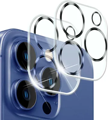 Produktbild von NALIA 2x Kamera Schutzglas für iPhone 16 Pro Max, Transparenter Linsenschutz für Rückkamera, Kameraschutz, Kameraglas