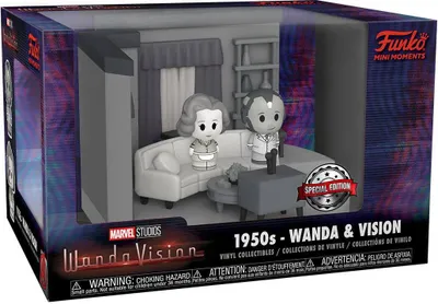Produktbild von MarvelStudios Wanda Vision - 1950s Wanda & Vision  Special Edition - Funko Mini Moments - Vinyl Figur