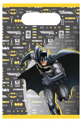 Produktbild von Batman Party 8 Papier Tüten