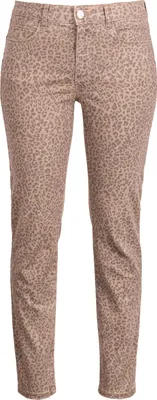 Produktbild von Stooker Women MILANO DENIM Damen 5-Pocket-Jeans Magic Shape Fit 44 (Länge 30) brown leo