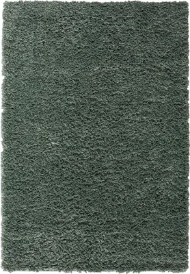 Obrázek produktu pro MY-RUG Koberec, koberec s vysokým vlasem Shaggy Star, 150x100, zelený, mírně lesklý, extra nadýchaný, obdélníkový tvar