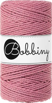 Obrázok produktu pre Bobbiny 3PLY Macramé Rope 3 mm 100 m Blossom Špagát