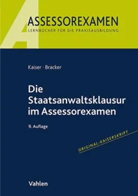 Obrázok produktu pre Die Staatsanwaltsklausur im Assessorexamen