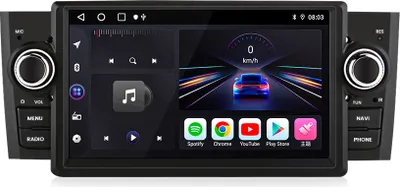 Obrázok produktu pre Autorádio s Androidom 2Din pre Fiat Punto Grande Punto od 2005 Navi Carplay RDS WIFI DSP GPS DAB+ 2+64GB
