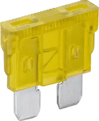 Immagine prodotto di Fixpoint 20384 Assortimento di fusibili per auto, 6 pezzi, 20 A, giallo - 20 A, 19,1 x 5,1 x 18,5 mm