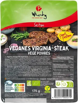Produktbild von Wheaty Veganes Virginia-Steak