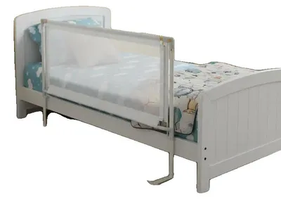 Immagine prodotto di Ringhiere di sicurezza per letti, altezza regolabile, protezione anticaduta, colore grigio