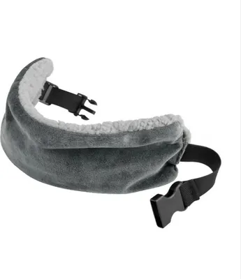 Produktbild von INF Komfortable Schlafmaske für Reisen mit Kopfstütze - Unisex Augenmaske Grau