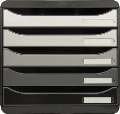 Image de Exacompta Module de classement Big Box Plus 5 tiroirs Shades of Grey 3097294D