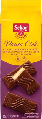 Produktbild von Schär Pausa Ciok Kuchenriegel (10 x 35 g)