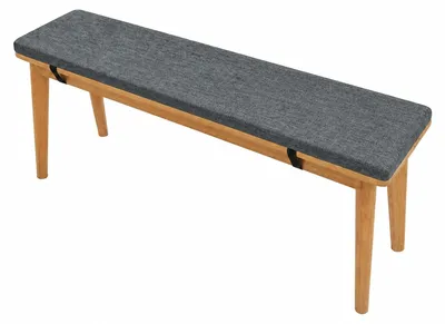Produktbild von Sitzkissen 120 x 40 x 5 cm Dunkelgrau mit rutschfester Unterseite