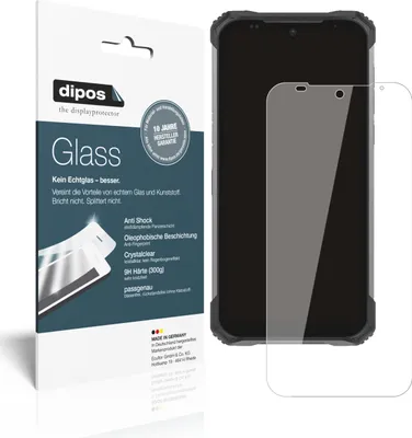 Produktbild von 2x Schutzfolie für Doogee S86 Pro - Anti-Shock 9H Folie dipos Glass Kunststoffglas