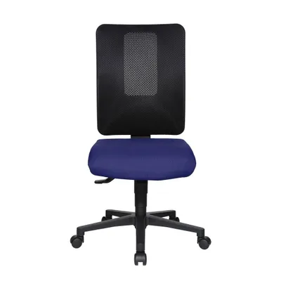 Produktbild von Topstar Bürodrehstuhl (mit Synchrontechnik / schwarz/blau 450-550 mm) - OX1000 G260