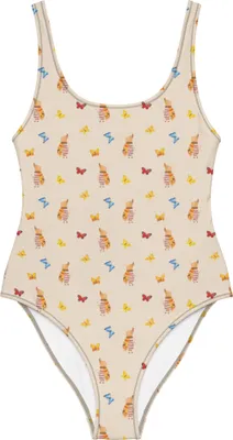 Produktbild von Mr. & Mrs. Panda Badeanzug Nachtfalter Fähnchen Größe M - Gelb - Geschenk, Swimsuit, Niedlich, Lustige Sprüche, Spruch Lustig, Bademode, Käfer, Damen-Einteiler, Beachwear