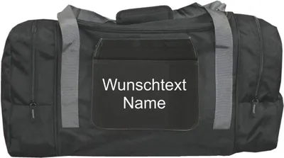 Produktbild von Sporttasche mit Namen oder Wunschtext bedruckt