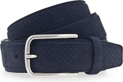 Produktbild von Vanzetti Leder Gürtel Leather Belt W100 Navy dunkelblau