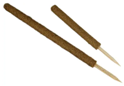 Produktbild von Novatool Pflanzstab Kokos 80+110 cm I Ø 45mm I verlängerbar I natürlicher Kokosfaser I Pflanzenhalter I Rankstab I Moosstab Kokosstab (1, 60 + 80 cm)