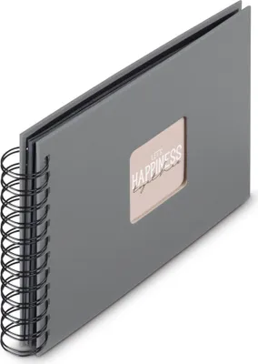Produktbild von Hama Spiral-Album "Fine Art", 24x17 cm, 50 schwarze Seiten, Steingr