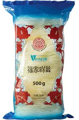 Image de Vermicelles chinois transparents Diamond, 500 g