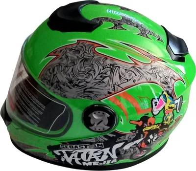 Produktbild von Integralhelm Helm Kinderhelm Motorradhelm Crosshelm Mejia hellgrün Größe XS