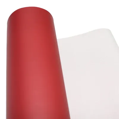 Obrázek produktu pro Umělá kůže pro kreativní projekty a tvoření (červená, 100 cm x 90 cm)