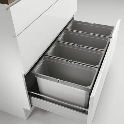 Immagine prodotto di Cox® Box 275 S/900-4, contenitore per rifiuti per ampliamenti esistenti, grigio chiaro