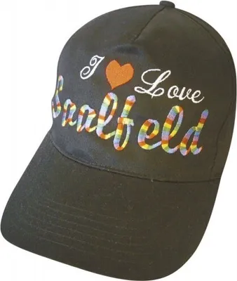 Produktbild von Baseballcap mit Stick - I LOVE SAALFELD - 68048 schwarz
