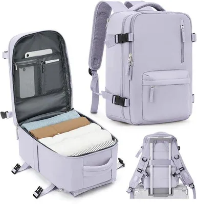 Produktbild von Wasserdichter Reiserucksack 40x20x25 für Flugzeug Untersitz