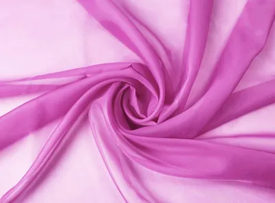 Produktbild von Voile Stoff Meterware 150 cm Breite Gardinenstoff, Fuchsia