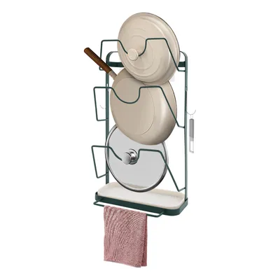 Produktbild von Topfdeckelhalter, Topfdeckelhalter für Wandmontage,  Platzsparend Topfdeckelhalter für Küche