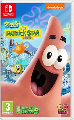 The cover art for the Nintendo Switch game 'SpongeBob SquarePants: The Patrick Star Game'.