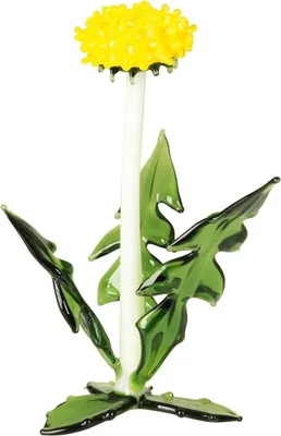 Produktbild von Glasblume »Löwenzahn«.