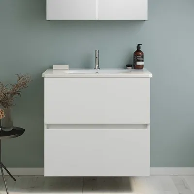 Produktbild von burgbad Liniq Waschtisch mit Unterschrank 80,5 cm