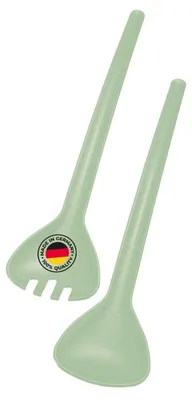 Salatbesteck 2-teilig, 26,6 cm, Kunststoff, mintgrün