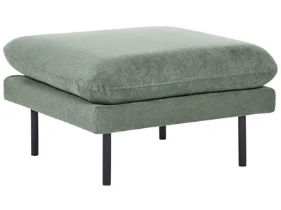 Obrázek produktu pro BELIANI Čalouněný taburet zelený 70 x 70 cm sametový moderní nábytek do obývacího pokoje ložnice pracovny