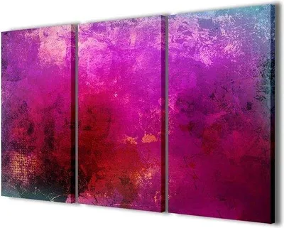 Produktbild von Abstraktes Gemälde 3-Teilig 90x60cm