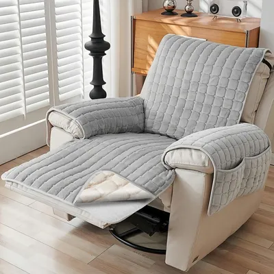 Produktbild von Sesselschoner Sesselschutz Sesselüberwurf - 1-Sitzer - 53 x 190 cm - Antirutsch