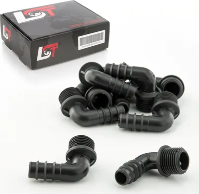 Produktbild von 10x PE-Verbinder L-Stück 90° Winkel 16x1/2" Reduzierstück Bewässerungssystem