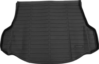 Produktbild von 1 Stk. Laderaummatte für den hinteren Kofferraum für Toyota RAV4 2013-2018 rutschfestes TPE Schwarz Laderaum Gepäck Boot Tablett Matte Flache Oberfläche Langstreifenmuster