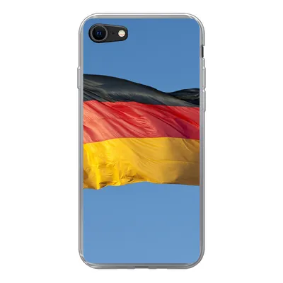 Produktbild von MuchoWow® Handyhülle Schutzhülle Hülle für iPhone SE 2020 Foto der deutschen Flagge Silikon Softcase Handy Hülle - Kartenbesitzer