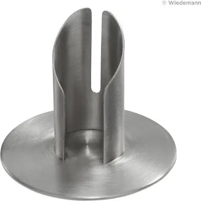Produktbild von Kerzenleuchter silberfarben, für Kerzen D 3cm, satiniert, (Alternative 503010.27 oder 12-973)